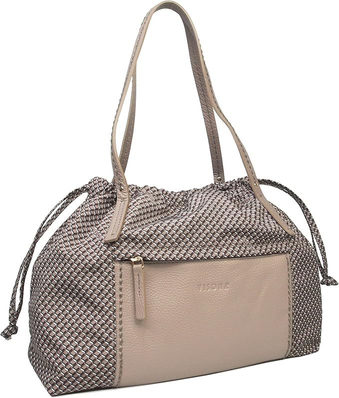 Amazon | イタリア製 MADE IN ITALY ナイロン 牛革 トートバッグ